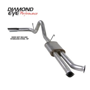 Toyota Tundra Performance Exhaust - Diamond Eye Performance - Cat Back, Single Exit - `07-`10 Toyota Tundra Performance Exhaust - Diamond Eye Performance - Cat Back, Single Exit - `07-`10